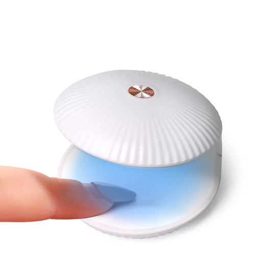 Portable Mini UV LED Nail Lamp – USB Manicure Lamp with 5 Beads for Quick Drying