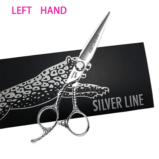 440C 6.0-Inch Professional Left-Handed Barber Scissors Set – Cutting & Thinning Shears