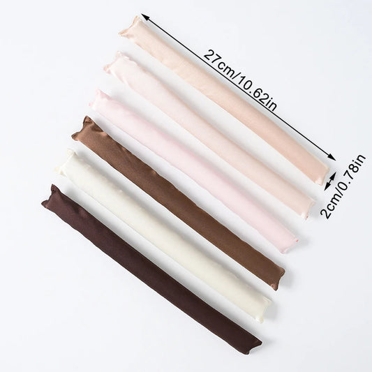 Six-Color Set Rubber Curling Irons – Big Wave Heatless Curling Iron Artifact, 6-Piece Set