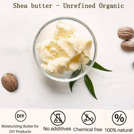 100g Dimollaure Natural Organic Unrefined Shea Butter – Raw Nourishing Body & Skin Care Base Oil