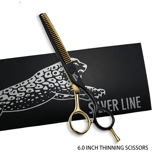 Professional 6.0-Inch Hair Scissors Set – Reversed Scissors & Laser Wire Barber Shears