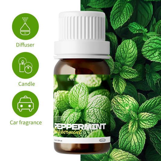 10ml Peppermint Essential Oil – For Massage, Aromatherapy, Bath & Multi-Purpose Use