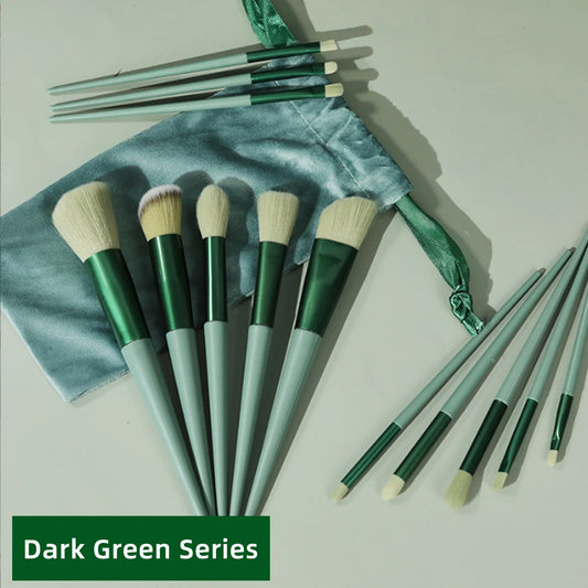 13pcs Makeup Brush Set with Storage Bag – Soft Brushes for Eyes, Cheeks & Face