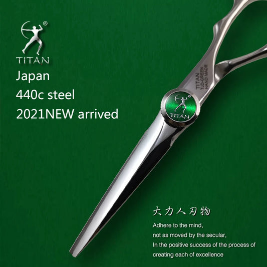 Titan 6-Inch Professional Hairdressing Scissors – Barber Cutting & Thinning Shears