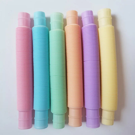 8-Pack Large Pop Tubes – Stretchy Fidget Sensory Toys for Kids & Adults