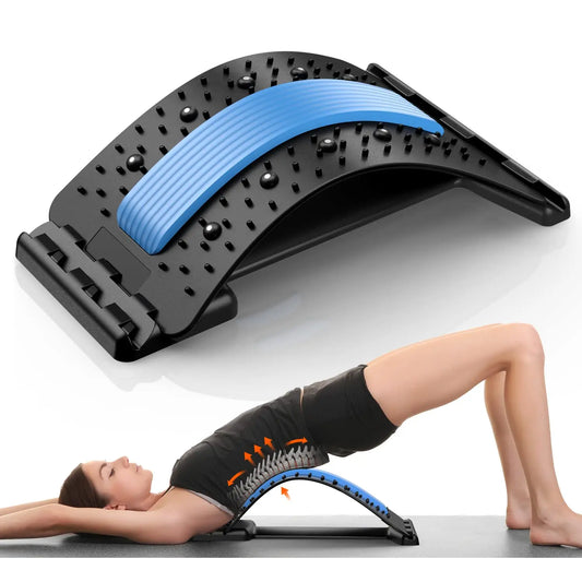 Back Stretcher for Back Pain Relief – Multi-Level Back Cracker & Spine Support Device