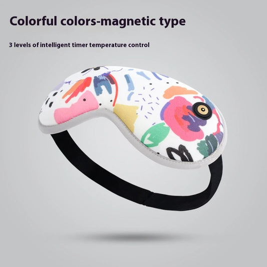 USB Steam Eye Mask with Heating Pad – 3D Magnetic Sleep Aid & Eye Warmer