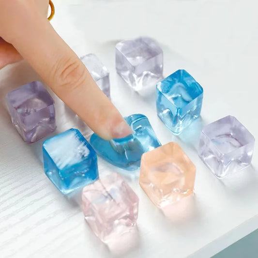 30PCS Squishy Mochi Ice Cube Square Toys – Antistress Party Favors for Kids