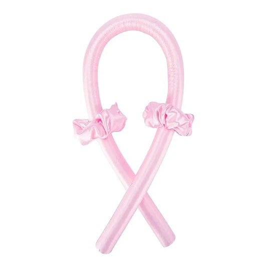 Heatless Curling Rod Night Cap – No-Heat Ribbon Lazy Hair Curlers & Sleeping Headband