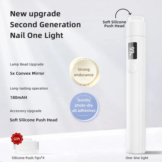 Professional Nail UV LED Lamp Desk – Rechargeable Mini Nail Dryer Stand with Display