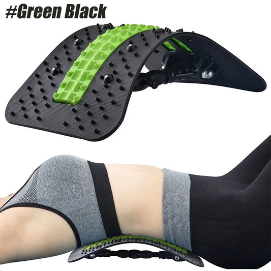 6th Gen Back Stretcher – Upgraded Lumbar Support with Magnetic Massage for Back Pain Relief