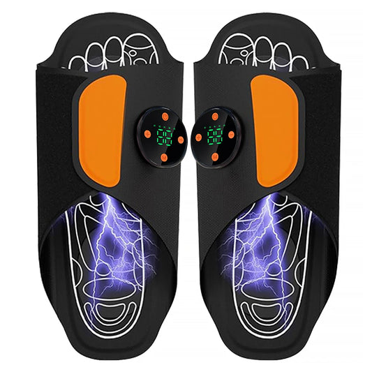 Electric EMS Foot Massager Pad – Muscle Stimulation Massage Shoes for Foot Relaxation & Circulation