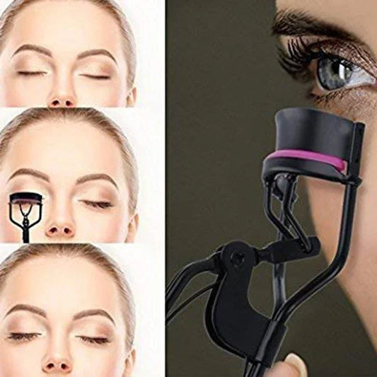 2Pcs Eyelash Curler & Pads Set – Professional Lash Curling Tools for Women