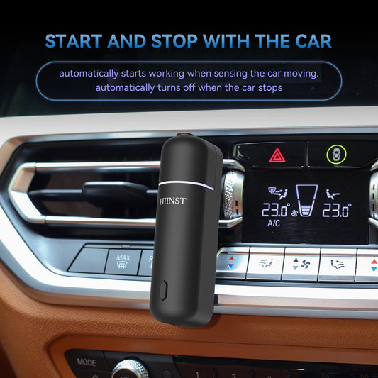 HIINST Car Perfume Vent Clip – Battery-Operated Cordless Scent Diffuser with 6 Fragrances