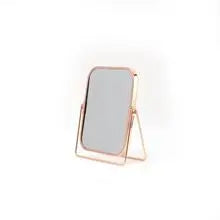 15cm Square Dual-Sided Makeup Mirror – Nordic Style Tabletop Vanity Mirror with Magnifying Side
