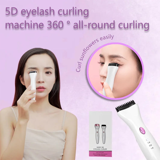 Electric Heated Eyelash Curler – Long-Lasting Heat Curling Tool for Beautiful Lashes