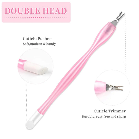 5PCS/10PCS Manicure Nail Cuticle Care Tool Set – Stainless Steel UV Gel Polish Pusher & Remover