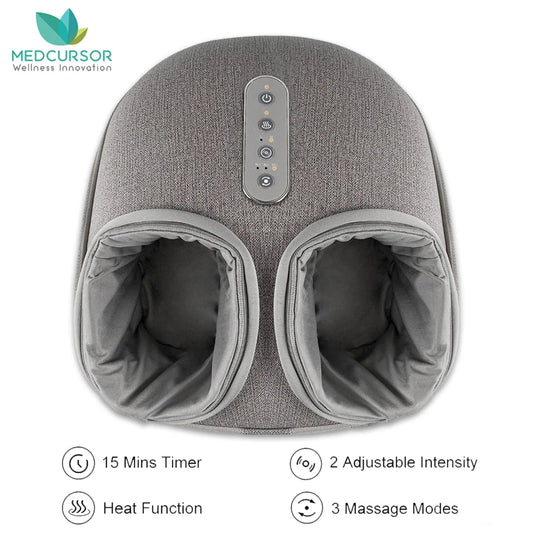 Medcursor Electric Foot Massager – Shiatsu Deep Kneading with Heat for Muscle Relaxation & Pain Relief