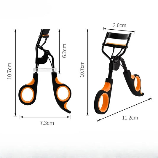 2Pcs Eyelash Curler & Pads Set – Professional Lash Curling Tools for Women