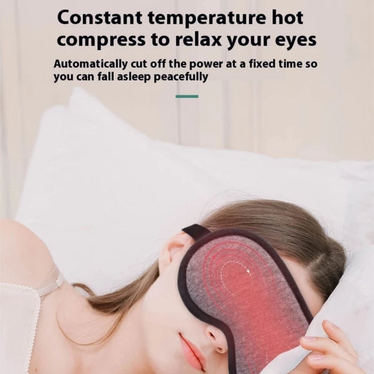 USB Steam Eye Mask with Heating Pad – 3D Magnetic Sleep Aid & Eye Warmer