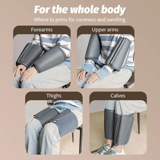Jinkairui Electric Foot Massager – Soothing Shiatsu Massage with Heat & Adjustable Air Pressure