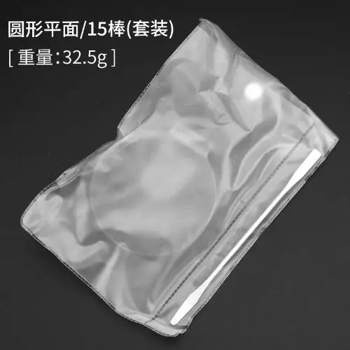 Handheld Round Acrylic Palette with Spatula – 4-Grid Makeup Mixing Set for Foundation & Eyeshadow