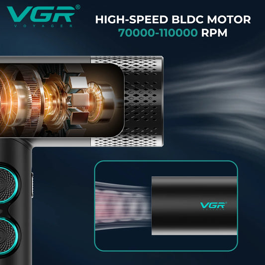 VGR V-401 Professional Hair Dryer – High-Speed Salon-Grade Styling Tool