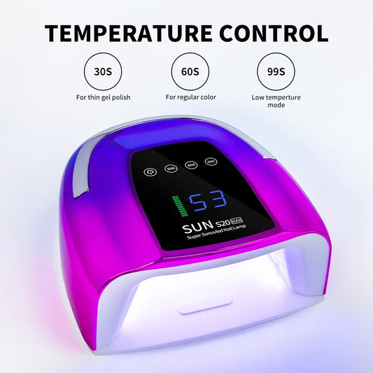 48LEDs Rechargeable UV LED Nail Lamp – Cordless Professional Gel Polish Dryer