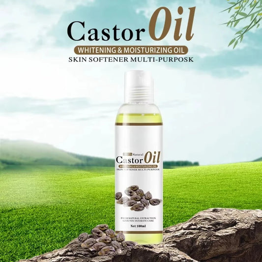 100ml Organic Essential Oil – Natural Castor & Vitamin C Oil for Body Relaxation & Skin Care