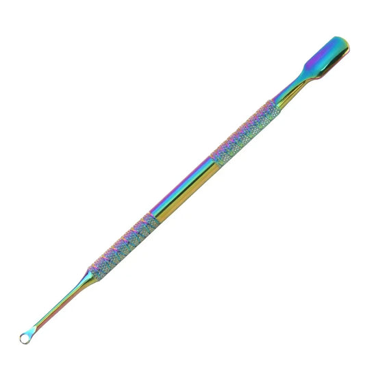 1PCS Premium Double-Headed Horseshoe Nail Tool – Stainless Steel Dead Skin Remover & Callus Trimmer