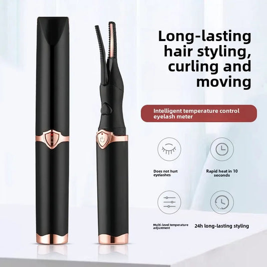 Intelligent Temperature-Controlled Eyelash Curler – Natural Curling Electric Styling Tool