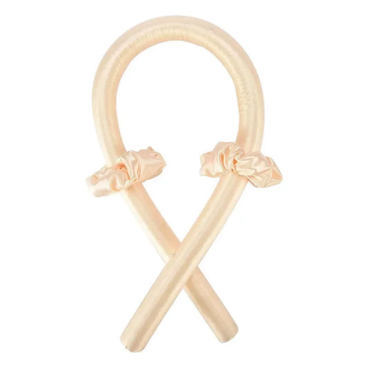 Heatless Curling Rod Headband – No-Heat Silk Ribbon Hair Rollers for Soft, Sleeping Curls