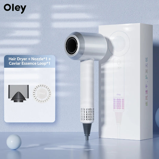 Oley High-Speed Hair Dryer – 900W Lightweight Ionic Blow Dryer with Brushless Motor