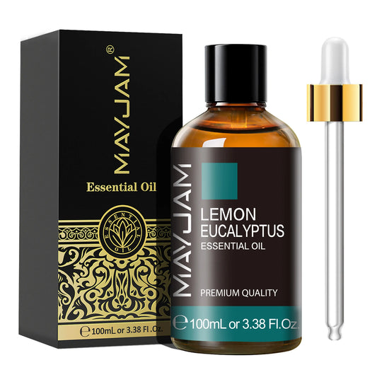 MAYJAM 100ML Essential Oil with Dropper – Sandalwood, Lavender, Eucalyptus, Vanilla Aroma for Diffusers & Candles