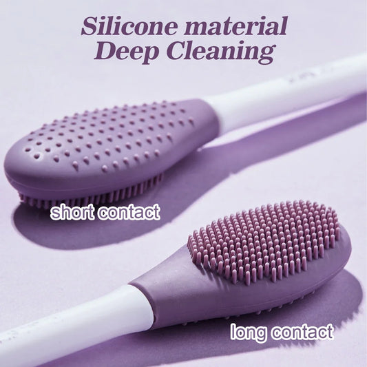2-in-1 Silicone Facial Cleansing & Mask Brush – Exfoliator and Pore Scrub Tool for Deep Skin Care