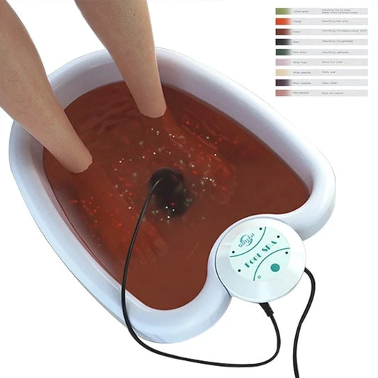 Detox Ionic Foot Spa – Mini Foot Bath Massager & Body Cleanse Machine