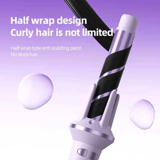 Automatic Hair Curler – 28mm/32mm Large Wave Curling Iron with Negative Ions & Fast Heating