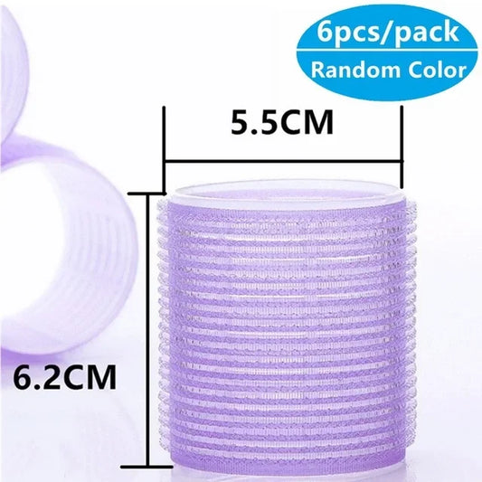 Self-Grip Hair Rollers – Jumbo Heatless Curlers for Easy, Voluminous Styling