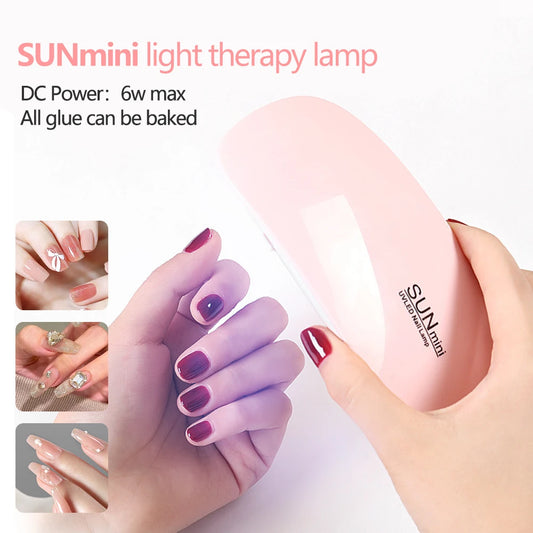 Foldable 6W UV LED Nail Lamp – Compact Gel Polish Dryer for Manicure