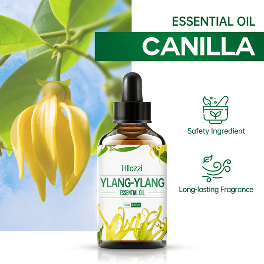 Ylang Ylang Essential Oil – Pure Aromatherapy Oil for Massage, Skincare & Relaxation